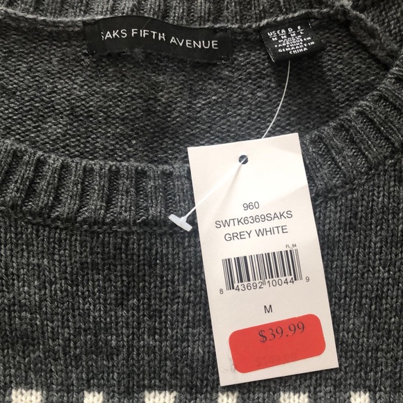 Saks Fifth Avenue NWT lightweight sweater - Picture 5 of 8